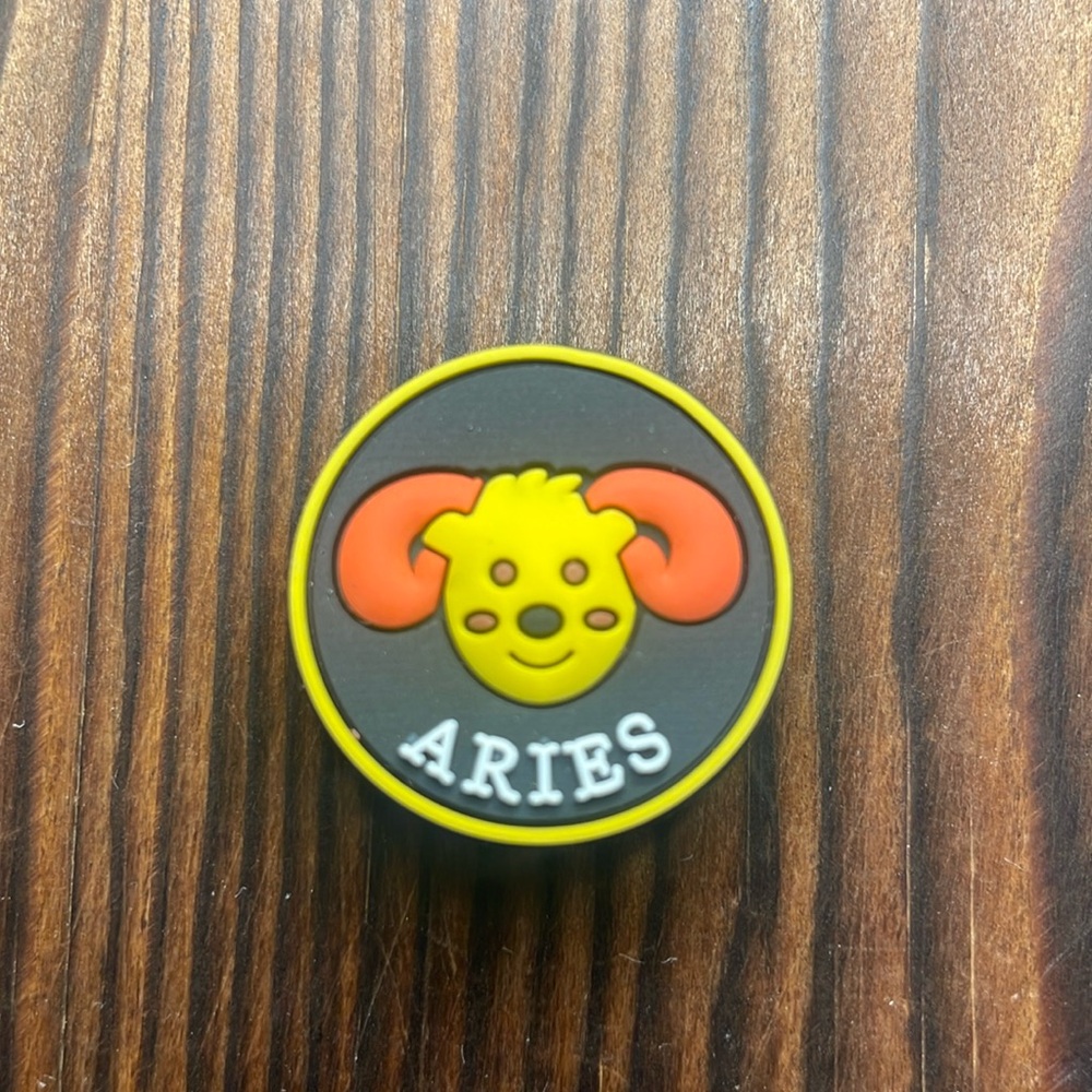 Aries Crocs shoe charm jibbitz